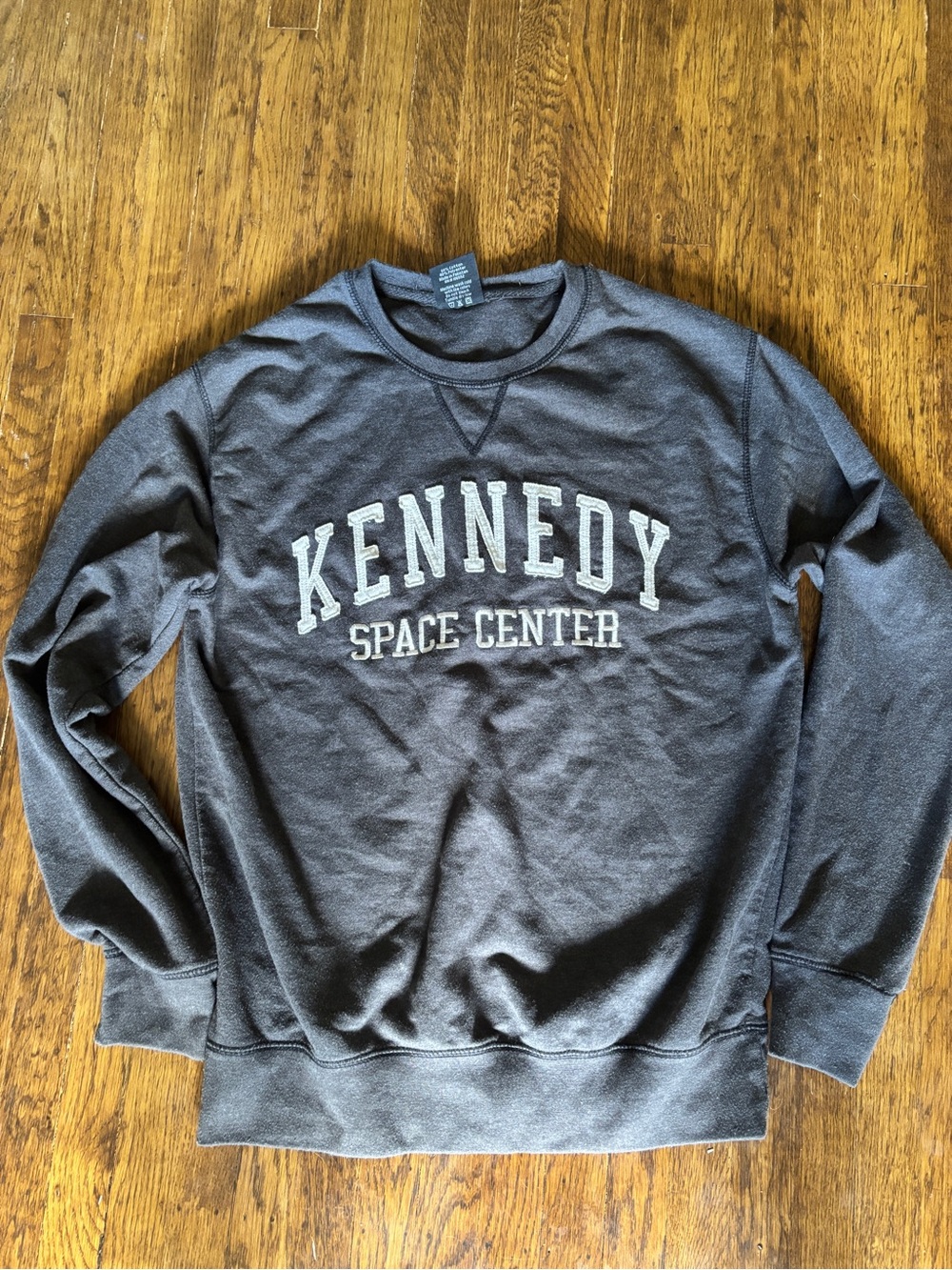 Kennedy Space Center Unisex Gray Crewneck Sweatshirt